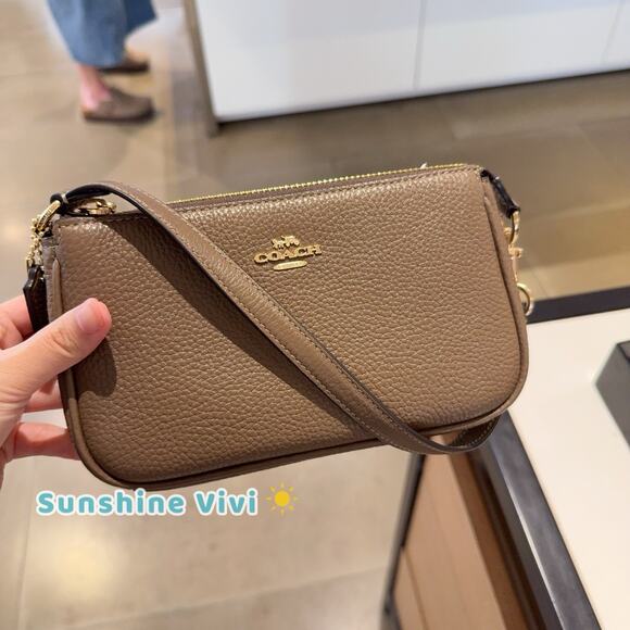 NWT Coach Nolita 19 Leather CBQ88 Gold/Dark Stone